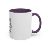 Queen of the Cubicle Accent Coffee Mug - Floral Design for Office Enthusiasts