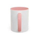 Queen of the Cubicle Accent Coffee Mug - Floral Design for Office Enthusiasts