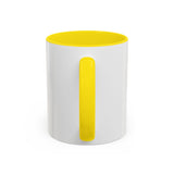 Queen of the Cubicle Accent Coffee Mug - Floral Design for Office Enthusiasts