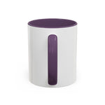 Queen of the Cubicle Accent Coffee Mug - Floral Design for Office Enthusiasts