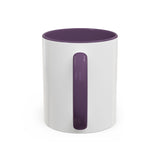 Queen of the Cubicle Accent Coffee Mug - Floral Design for Office Enthusiasts