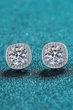 Let Me Love You 1 Carat Moissanite Stud Earrings