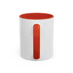 Queen of the Cubicle Accent Coffee Mug - Floral Design for Office Enthusiasts