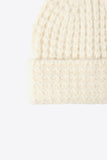 Waffle-Knit Cuff Beanie