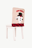 3-Pack Plaid Christmas Gnome Chair Covers