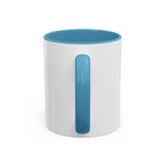 Queen of the Cubicle Accent Coffee Mug - Floral Design for Office Enthusiasts