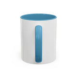Queen of the Cubicle Accent Coffee Mug - Floral Design for Office Enthusiasts