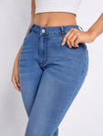 High Rise Skinny Jeans with Pockets