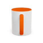 Queen of the Cubicle Accent Coffee Mug - Floral Design for Office Enthusiasts