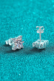 Four Leaf Clover 2 Carat Moissanite Stud Earrings