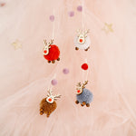 4-Piece Reindeer Hanging Widgets