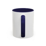 Queen of the Cubicle Accent Coffee Mug - Floral Design for Office Enthusiasts