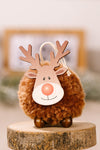 4-Pack Christmas Sherpa Reindeer Hanging Widgets