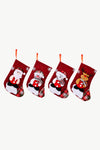 4-Pack Snowflake Christmas Stocking Hanging Widgets