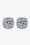 Let Me Love You 1 Carat Moissanite Stud Earrings