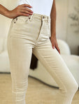 Judy Blue Full Size Garment Dyed Tummy Control Skinny Jeans