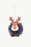 4-Pack Christmas Sherpa Reindeer Hanging Widgets