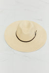 Fame Boho Summer Straw Fedora Hat