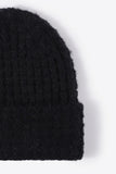 Waffle-Knit Cuff Beanie