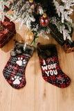 2-Pack Plush Christmas Stockings