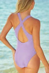 Crisscross Back One-Piece Swimsuit