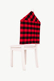 2-Pack Christmas Plaid Chair Covers